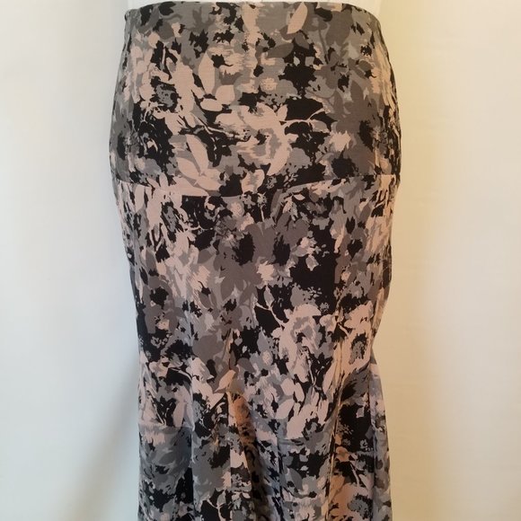 ✅911 NWT Axcess Mermaid Pink Black Pattern Skirt, sz.8, lined. - Picture 8 of 14